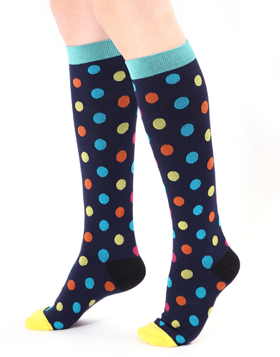 Designer Compression Socks 20-30 mmHg Support Stockings for Circulation, Swelling & Energy