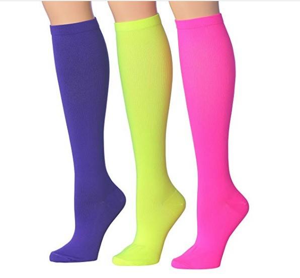 ROYALUCK Graduated Compression Socks Knee High Support Stockings 9 Colors (S-XXL)