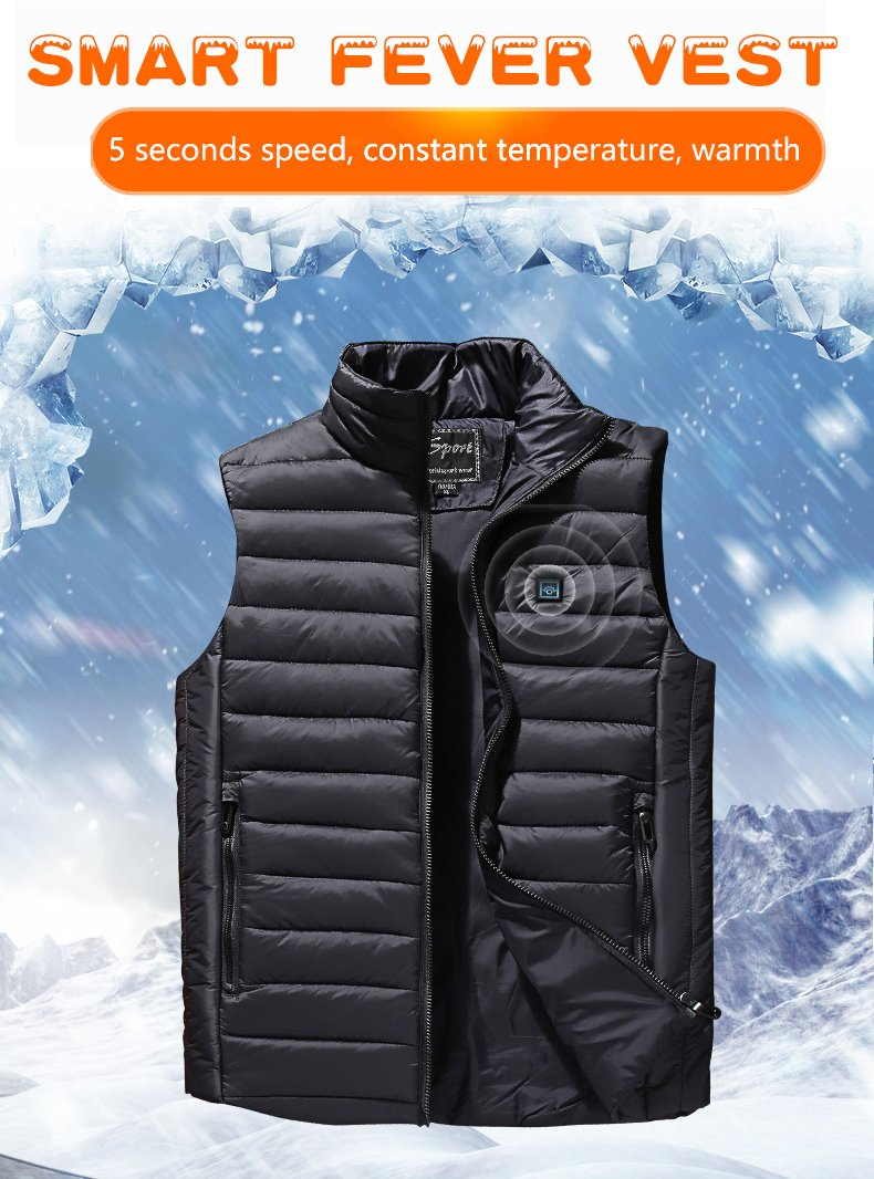 Unisex Usb Electric Heated Vests/Jacket 2019 Upgrade Lightweight