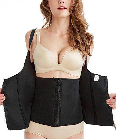 Waist Trainer Body Shaper ~ Zipper Corset Vest!