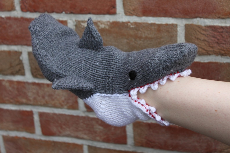 Knit Crocodile Socks Creative Gift Idea Socks