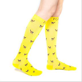 Fit Compression Socks with Graduated Target Zones 20-30 mmHg Support Stockings#3