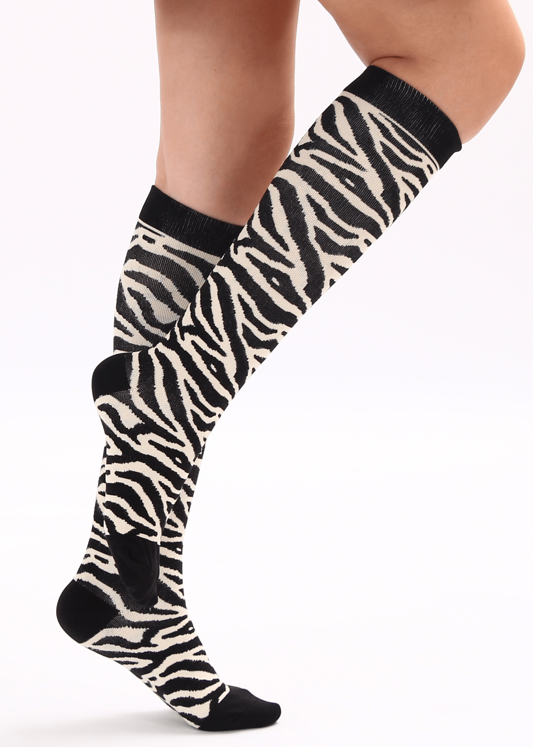 Animal Print Compression Socks 20-30 mmHg Support Stockings for Energizing Recovery
