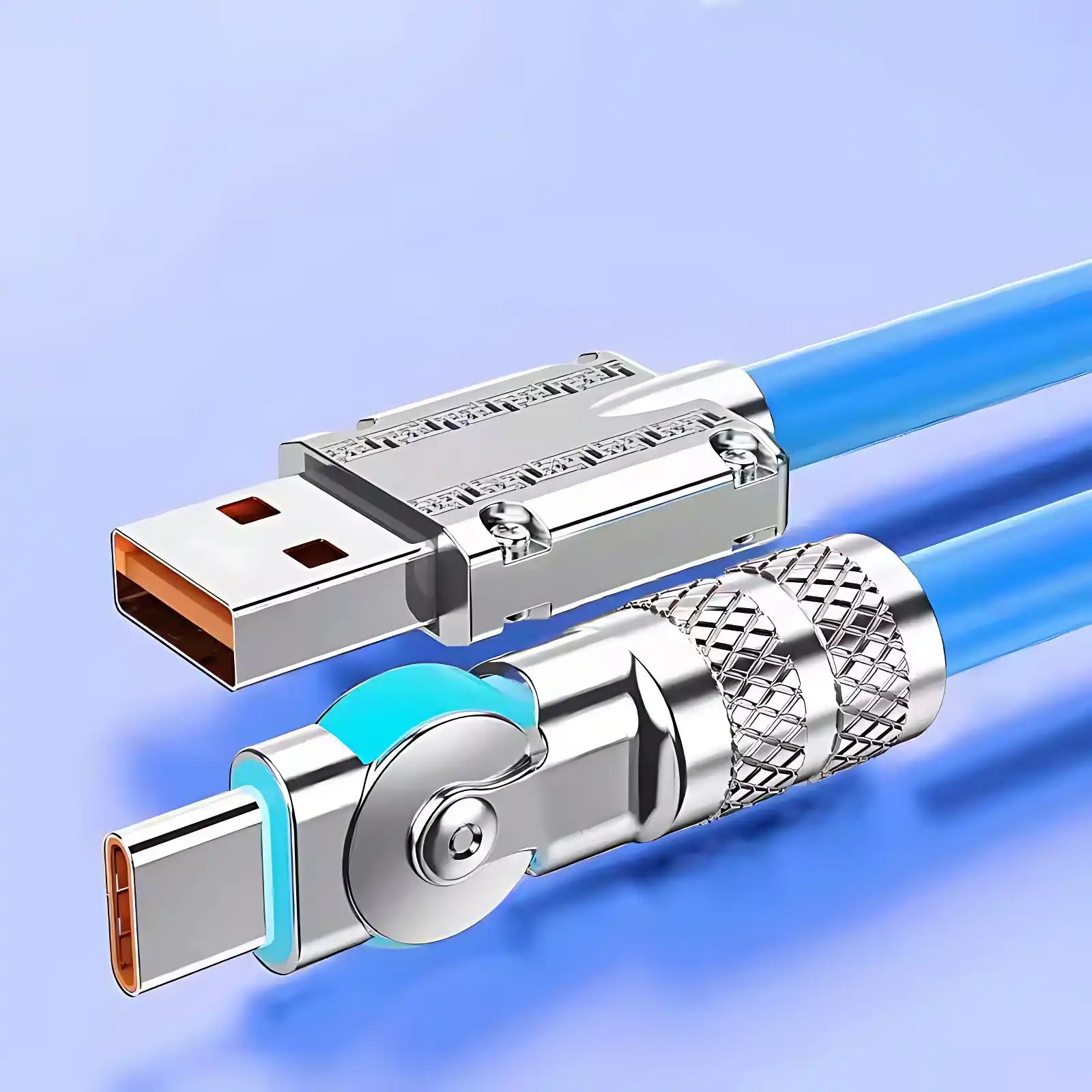 120W 180° Rotating USB-C Gaming Charger Cable