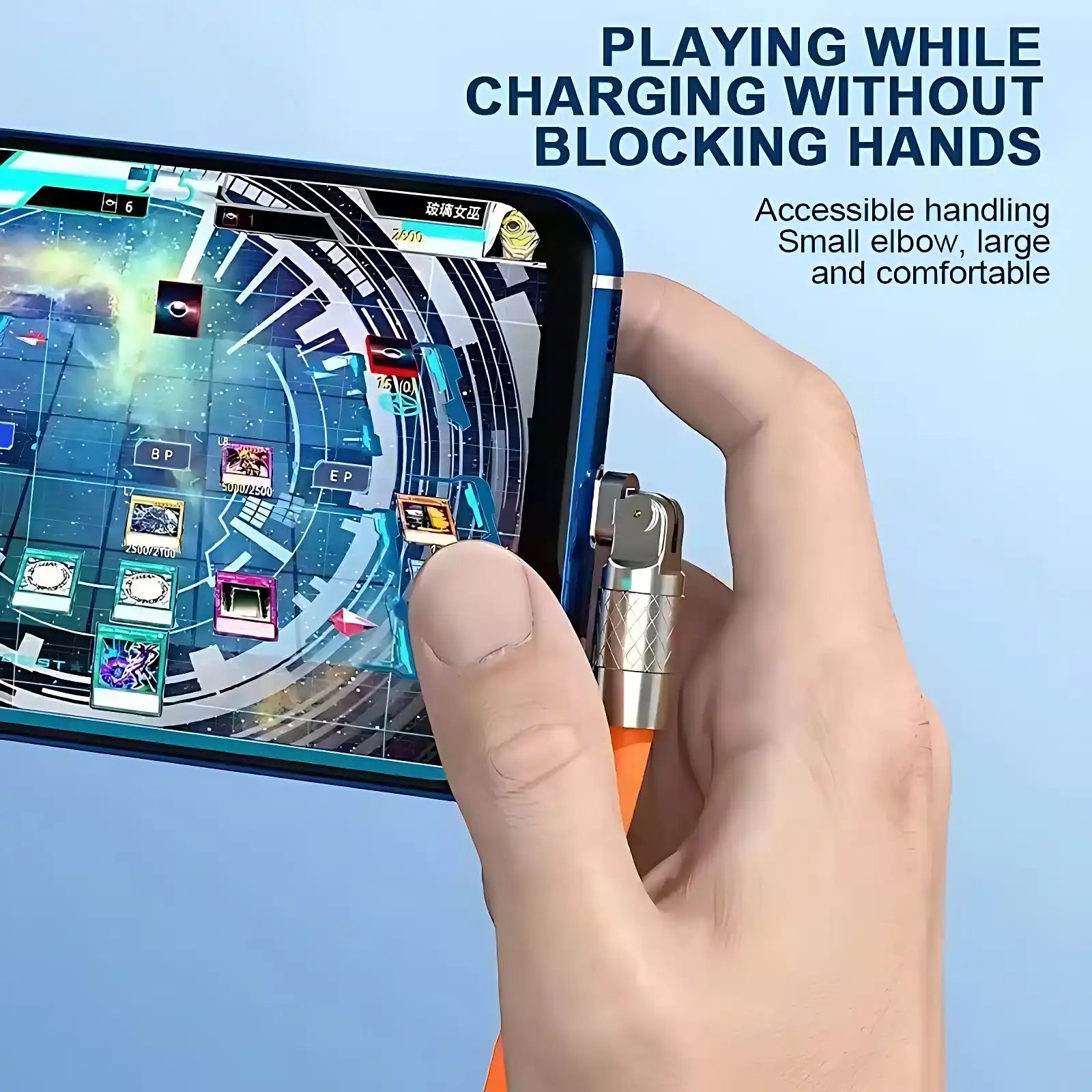 120W 180° Rotating USB-C Gaming Charger Cable