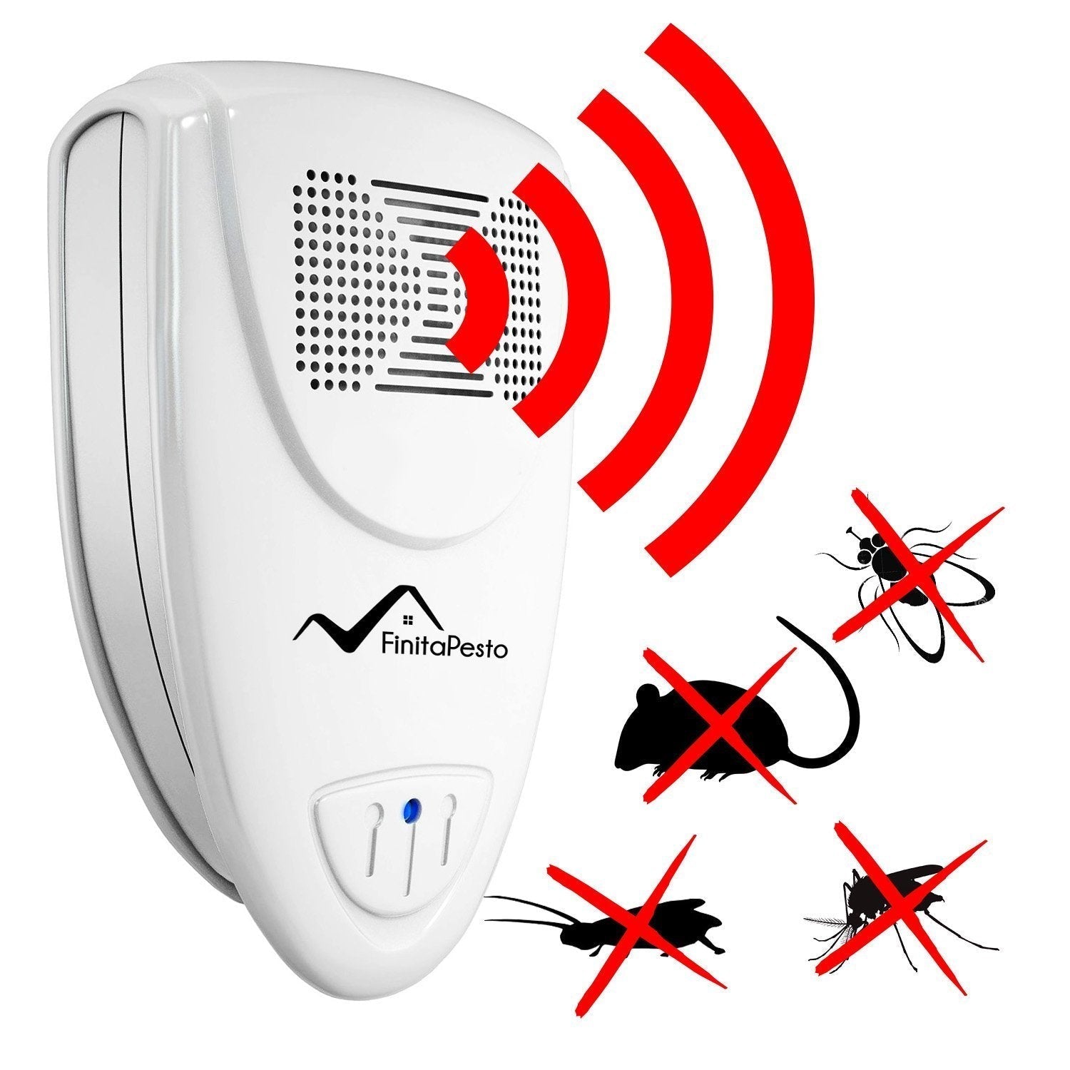 Ultrasonic Pest Repeller - Pack of 4