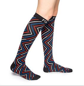 Fit Compression Socks with Graduated Target Zones 20-30 mmHg Support Stockings#10