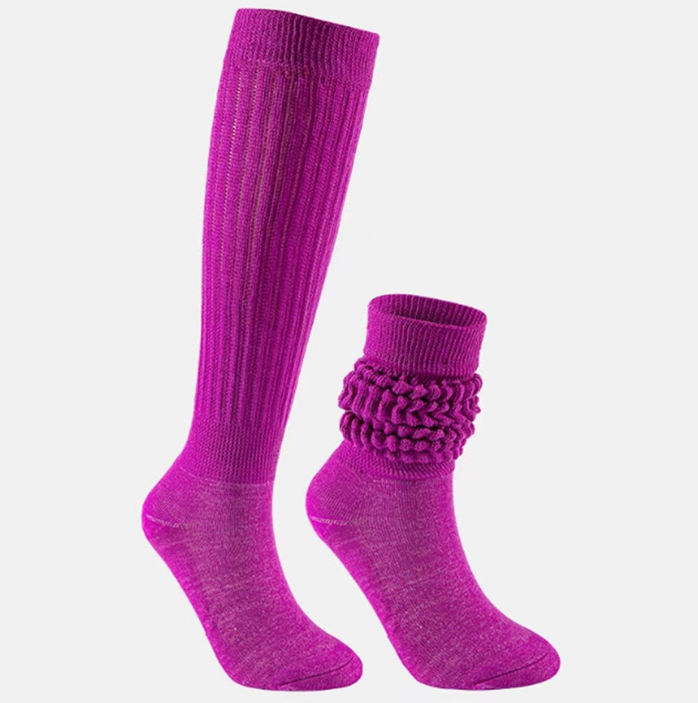 Men's And Women's Mid-Height Slouch Socks Bubble Socks