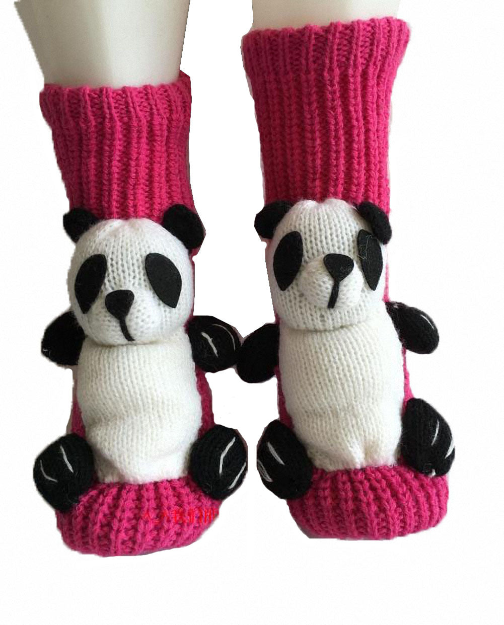 3D Cartoon Anti-Skid Wool Socks Knit Socks Thickened Winter Warm Christmas Socks