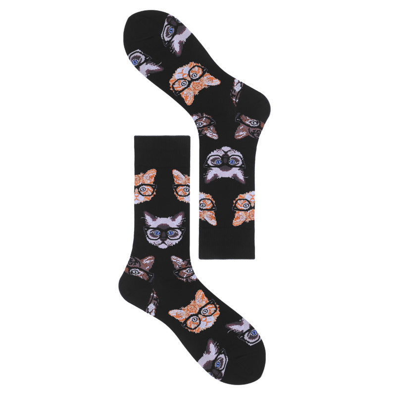 Personality Novelty Animal Series Seafood Shark Lobster Socks