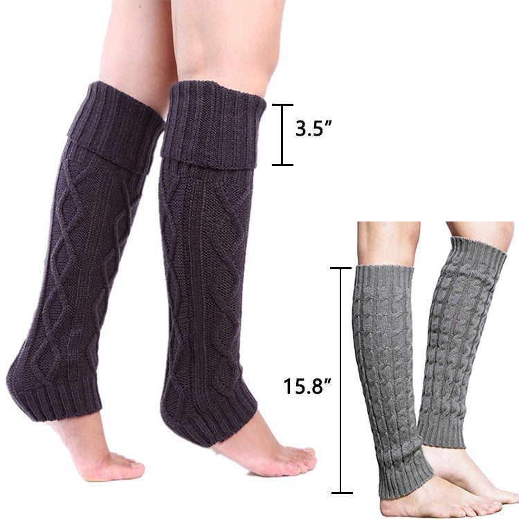 Women Knit Leg Warmers for Winter