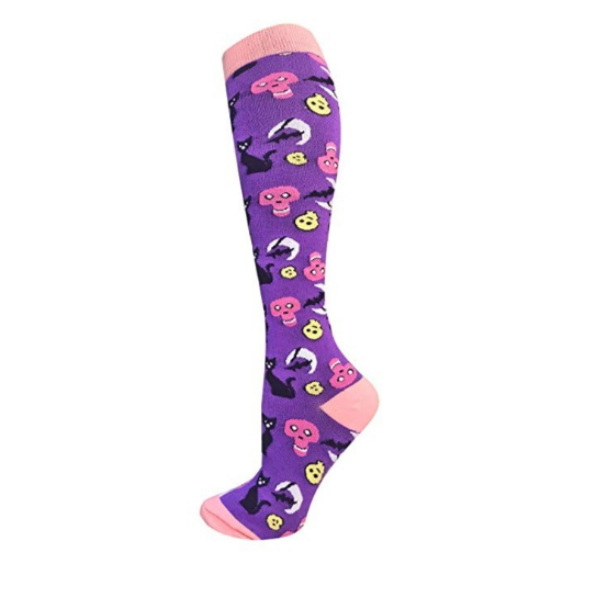 The Latest Halloween Compression Socks Support 20-30mmHg-For Men and Women-Workout And Recovery