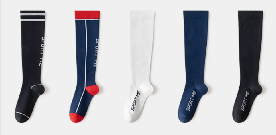 Sports muscle compression socks women's professional fitness running rope skipping pressure socks