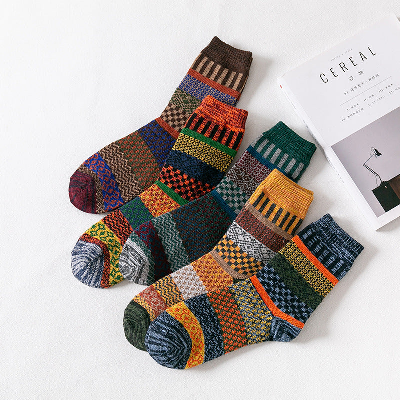 Thickened Vintage Artistic Wool Socks