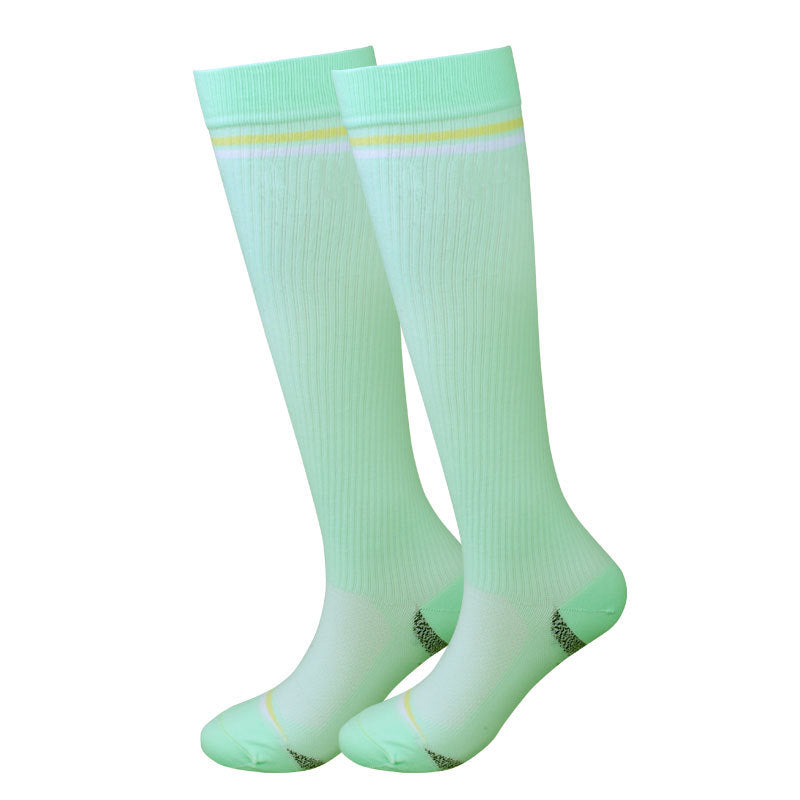 2022 Blood Circulation Socks Unisex Breathable Fabric Football Socks Anti Slip Compression Stockings Varicose Veins