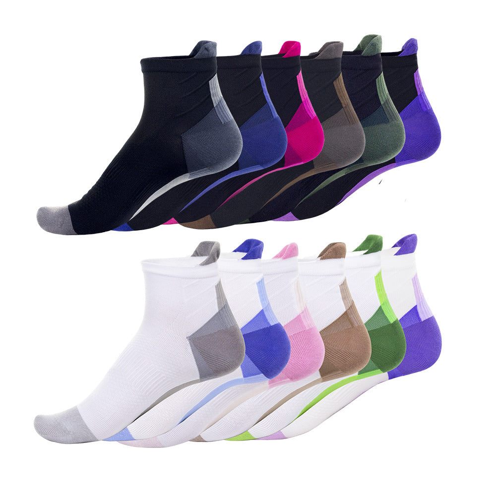 Men&Women Cycling Socks Running Compression Socks Short Tube