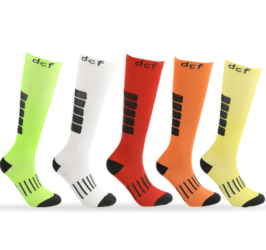 New compression socks anti slip wear resistant basketball football socks outdoor running long tube sports pressure socks