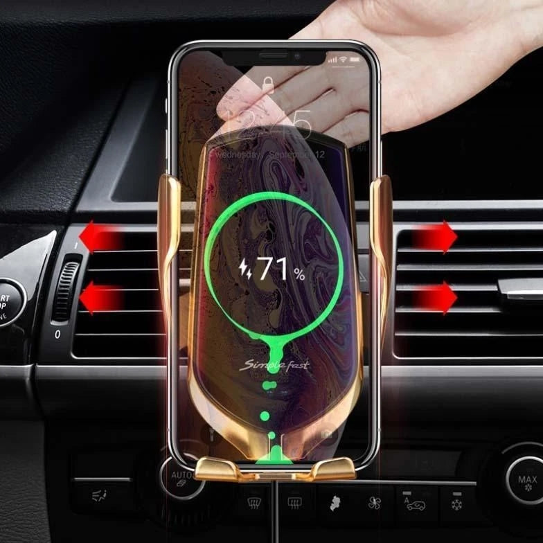 Wireless Automatic Sensor Car Phone Holder and Charger