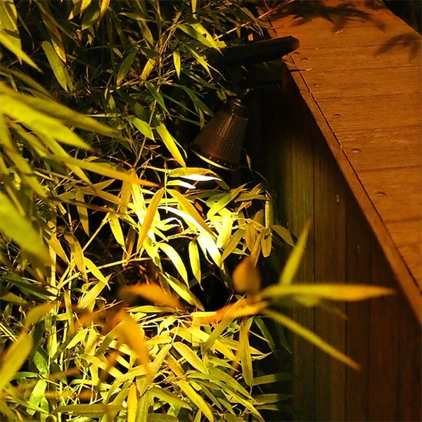 2-in-1 Solar Spotlights - IP65 Waterproof Outdoor Landscape & Security Lights for Yard, Garden, Pathway, Walkway - 4/7/18 LED Beads for Enhanced Brightness