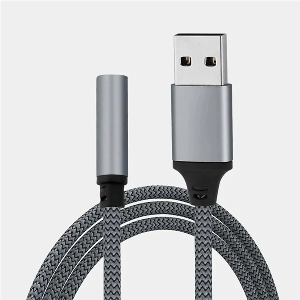 2-in-1 USB to 3.5mm Audio Adapter – Microphone & Headphone Cable for Laptop & Desktop