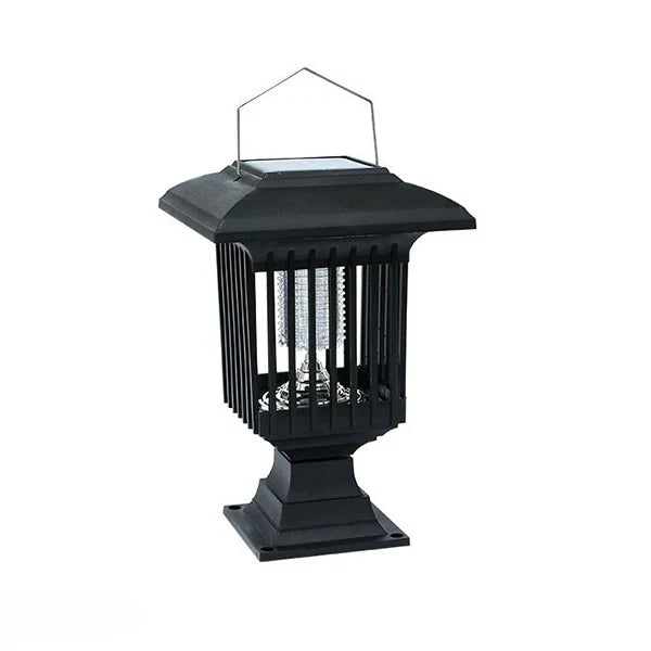 2-in-1 Solar LED Garden Light & Mosquito Zapper – UV Insect Killer for Outdoor Use