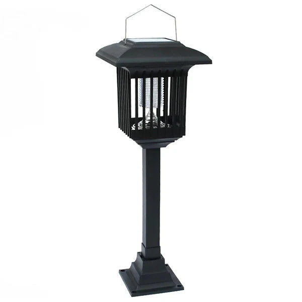 2-in-1 Solar LED Garden Light & Mosquito Zapper – UV Insect Killer for Outdoor Use