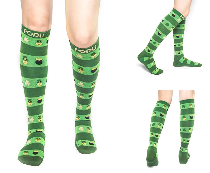 Fit Compression Socks with Graduated Target Zones 20-30 mmHg Support Stockings