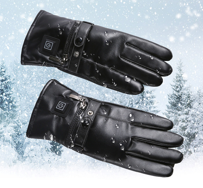 Heated Driving Gloves Motorcycle Bike Gloves Waterproof Touchscreen Gloves Electric Unisex Winter Gloves