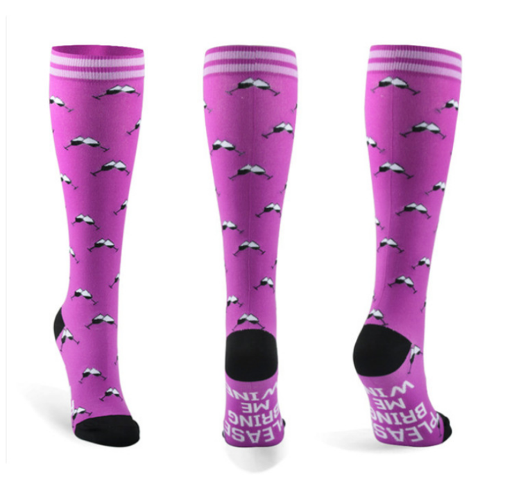 Designer Compression Socks - Support Stockings ~ Reduce Swelling