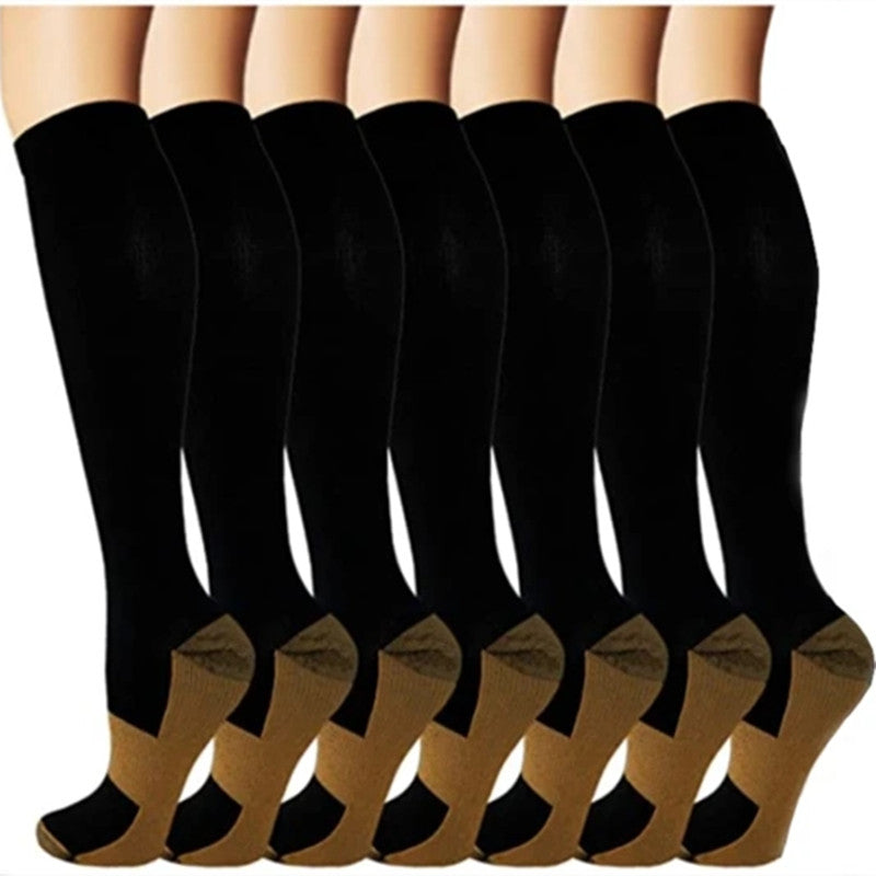 ROYALUCK Best Compression Socks (7/8 Pairs) for Women & Men(15-20mmHg)