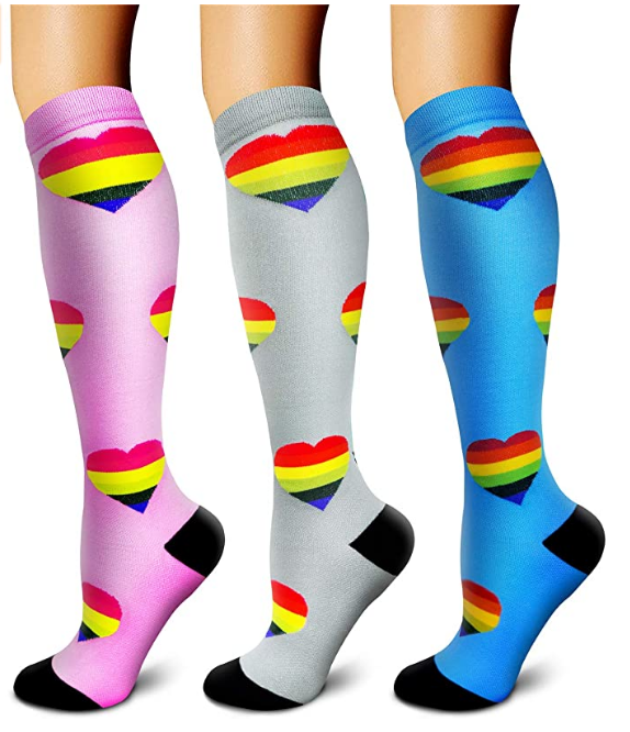 ROYALUCK Compression Socks Compression Stockings(3 Pairs) for Women & Men-Workout And Recovery