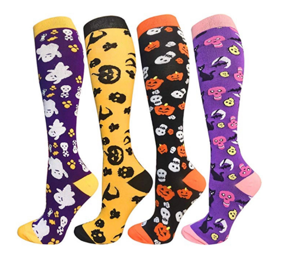 The Latest Halloween Compression Socks Support 20-30mmHg-For Men and Women-Workout And Recovery