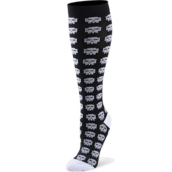 Halloween Skull Compression Socks Support 20-30mmHg-For Men and Women-Workout And Recovery
