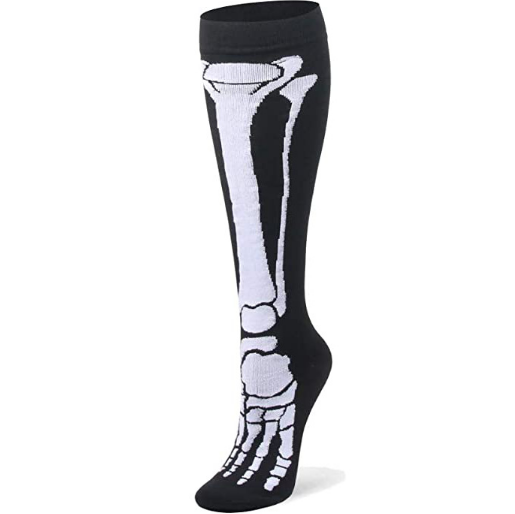 Halloween Skull Compression Socks Support 20-30mmHg-For Men and Women-Workout And Recovery