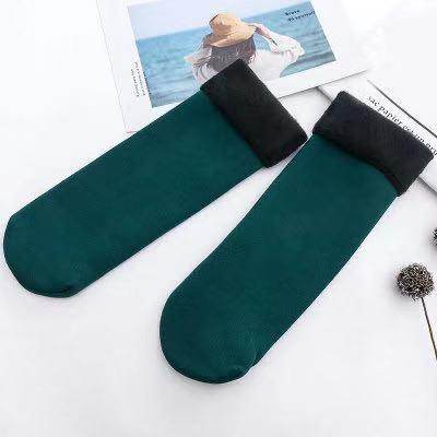 Winter Warmer Thicken Thermal Wool Cashmere Snow Socks Seamless Velvet Boots Floor Sleeping Socks For Men & Women
