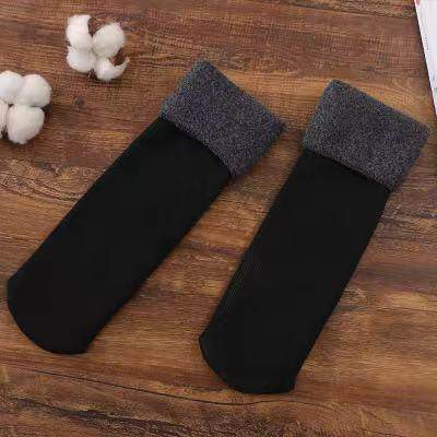 Winter Warmer Thicken Thermal Wool Cashmere Snow Socks Seamless Velvet Boots Floor Sleeping Socks For Men & Women