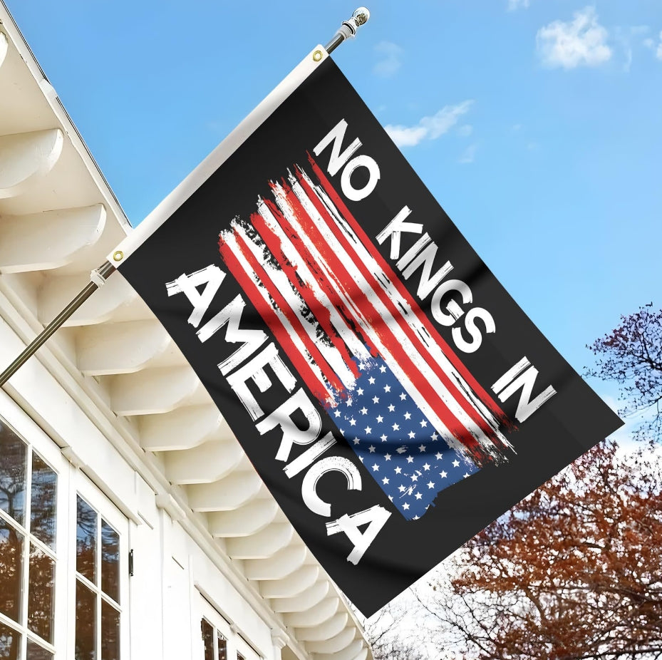 No Kings In America Flag 3x5FT for Indoor Outdoor Decoration