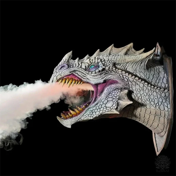2025 3D Wall Mounted Dragon Sculpture with Illuminating Wall Glow Spray