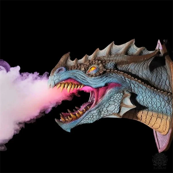 2025 3D Wall Mounted Dragon Sculpture with Illuminating Wall Glow Spray