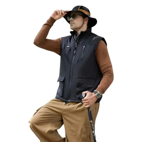 2025 Men’s Winter Heated Vest – 11-Zone Electric Heating Outdoor Jacket
