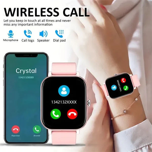 2025 Smart Watch Bluetooth Talking Blood Oxygen/Blood Pressure Monitor Smart Watch for Women Men Holiday Gift