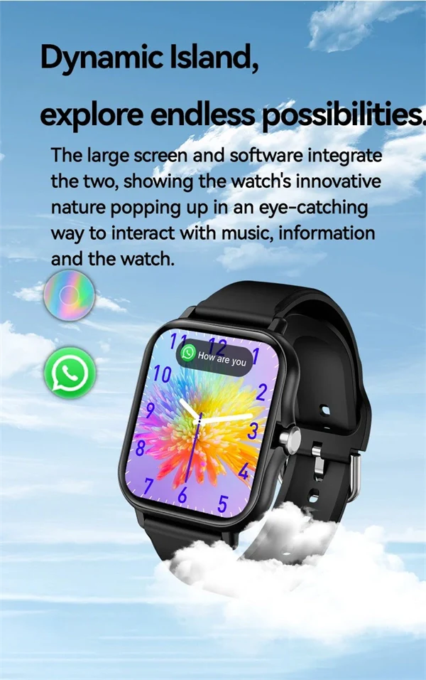 2025 Smart Watch for Men & Women - Bluetooth Call, Full Touch Screen, Heart Rate Monitor, Fitness Tracker, Sports Watch, Perfect Gift