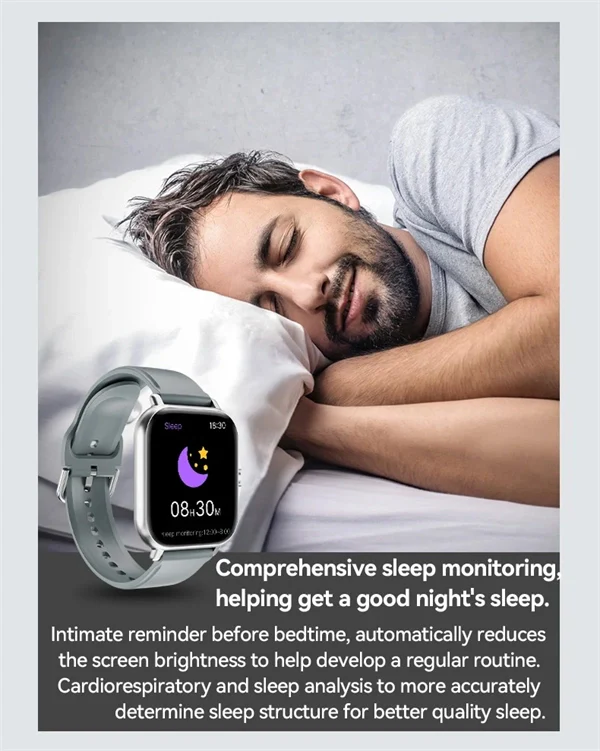 2025 Smart Watch for Men & Women - Bluetooth Call, Full Touch Screen, Heart Rate Monitor, Fitness Tracker, Sports Watch, Perfect Gift