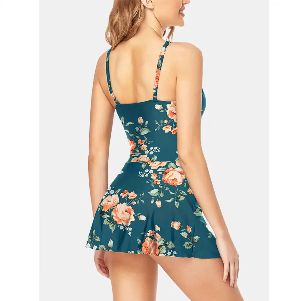 2025 Women's Tummy Control Slim Fit Plus Size One Piece Swimsuit 👙