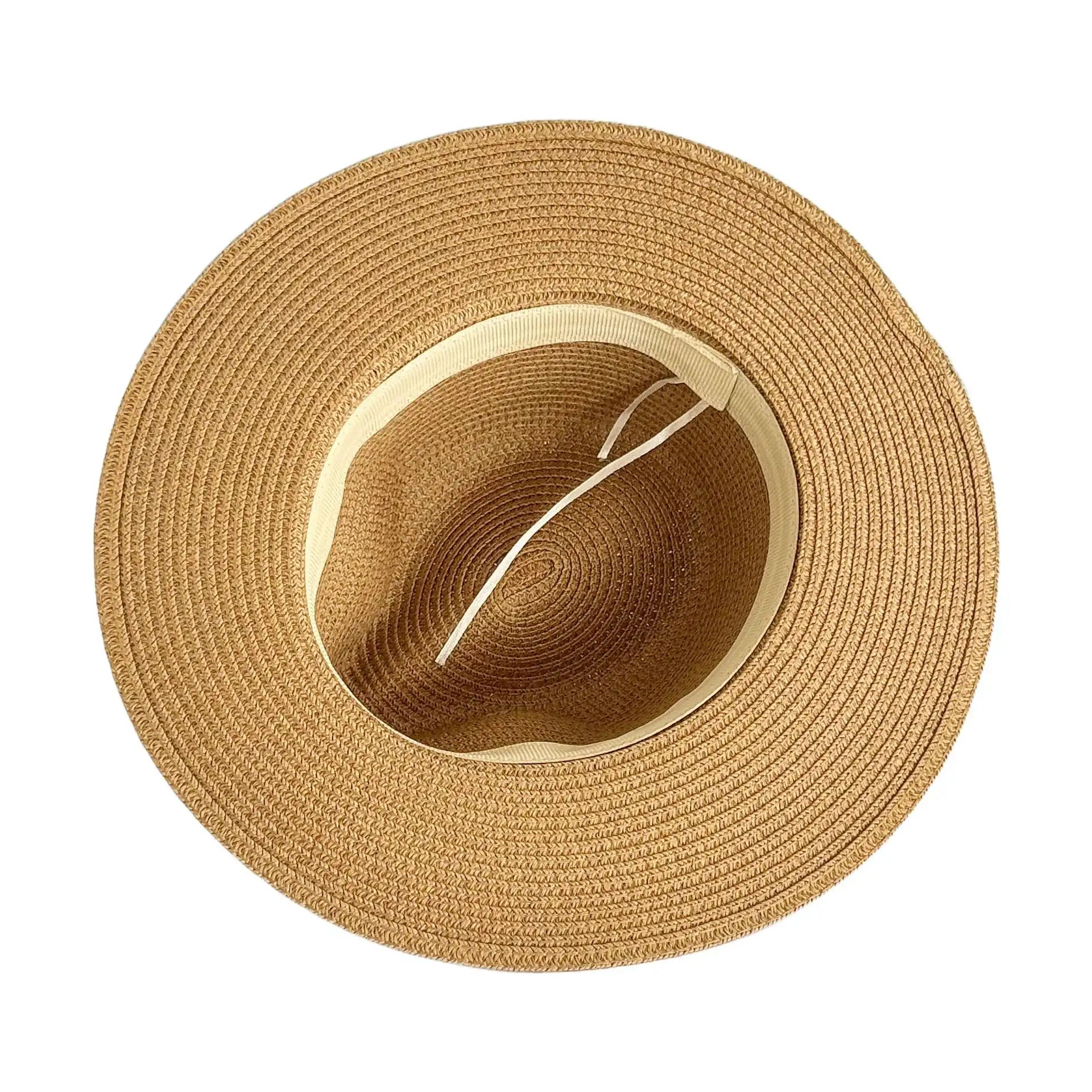 2025 Panama Hat Straw Fedora Hat