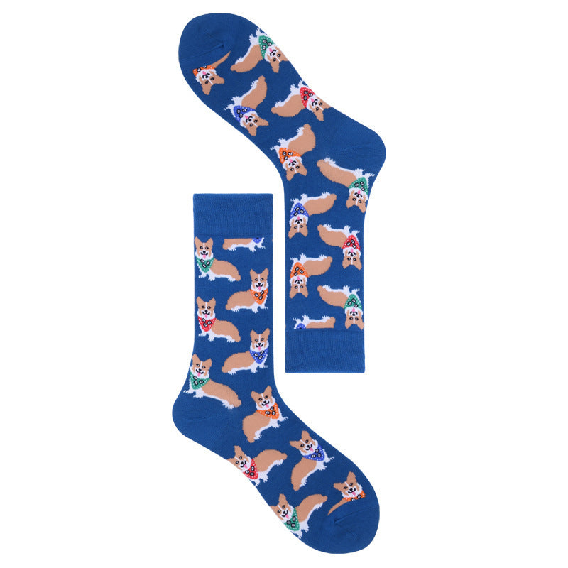Personality Novelty Animal Series Seafood Shark Lobster Socks