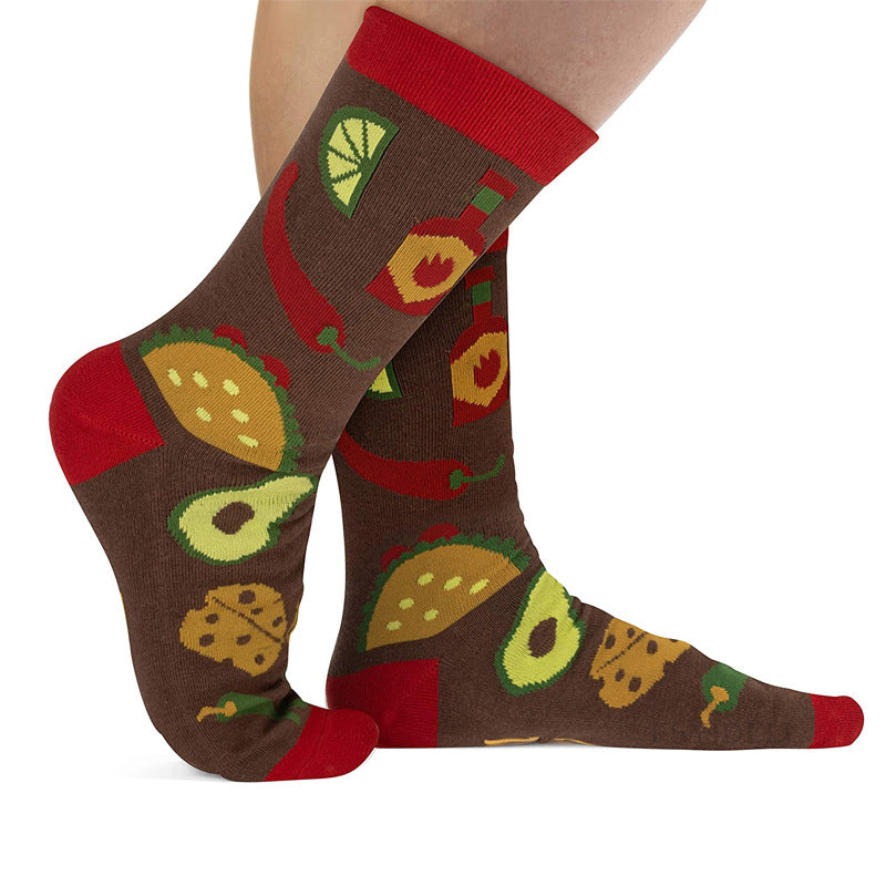 "IF YOU CAN READ THIS"Cartoon Alphabet Christmas Socks