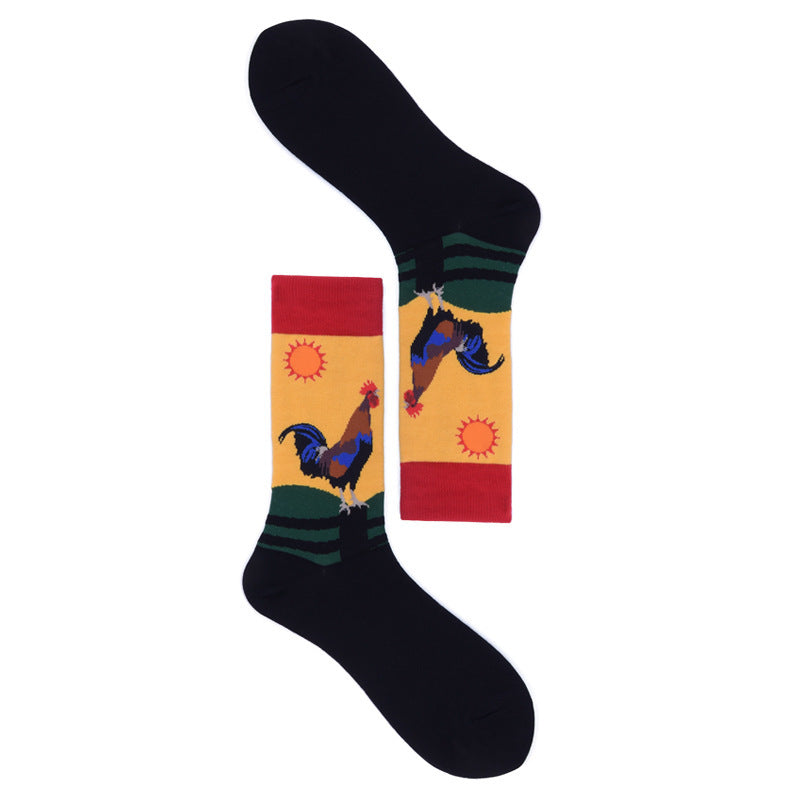 Personality Novelty Animal Series Seafood Shark Lobster Socks