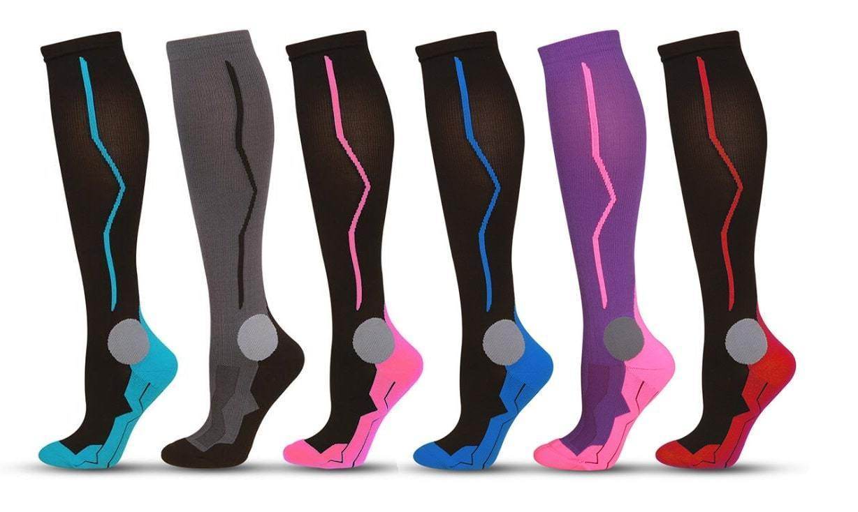 Compression Socks 15-30mmHg For Men and Women-Workout and Recovery