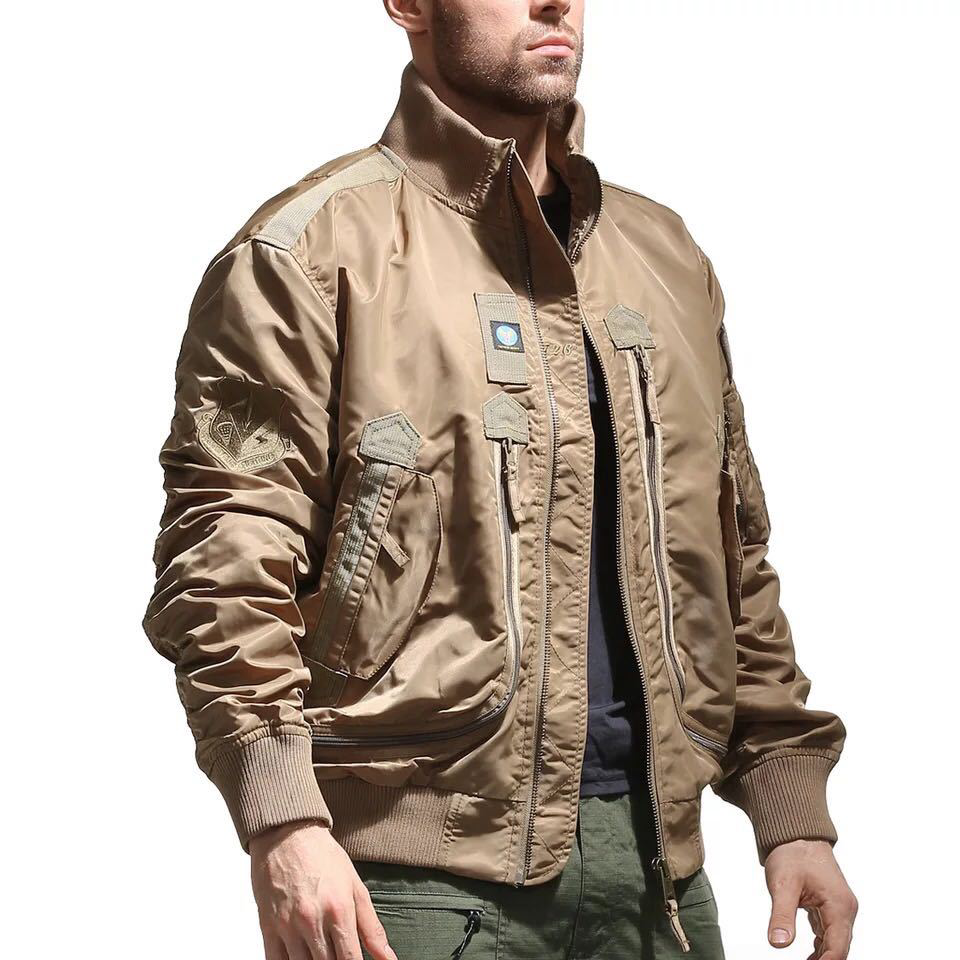 Baseball Collar Autumn&Winter Short Bomber Jacket For Men